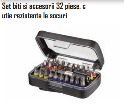 Set biti si accesorii 32 piese