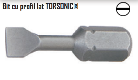 Bit cu profil lat TORSONIC