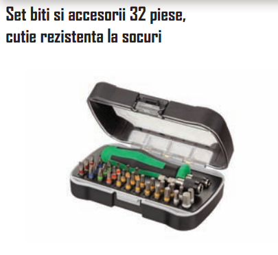 Set biti si accesorii 32 piese