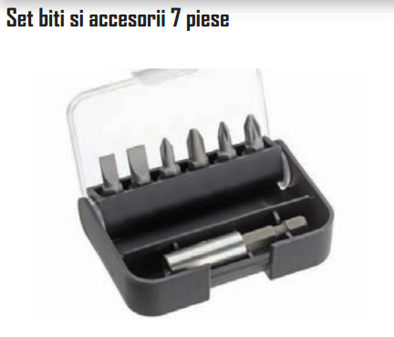 Set biti si accesorii 7 piese