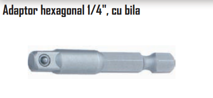 Adaptor hexagonal cu bila