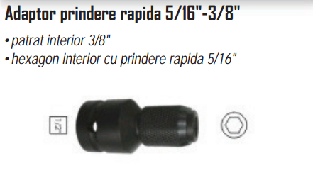 Adaptor prindere rapida