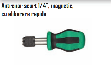 Antrenor scurt, magnetic, cu eliberare rapida